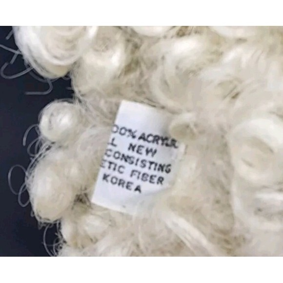 Vtg Rare Lulu Wiggy Doggy Poodle Stuffed Animal Curly Hair Synthetic Fiber 8" L - Picture 9 of 12